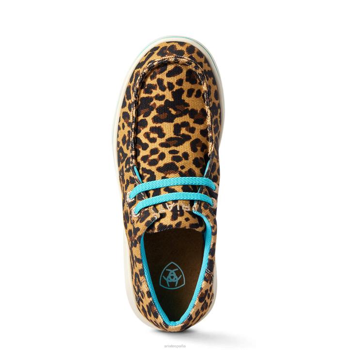 hilos 3 Ariat niños leopardo brillante calzado 044J3881