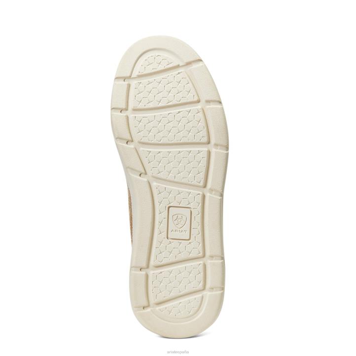 hilos 3 Ariat niños lona color canela lavada calzado 044J3959