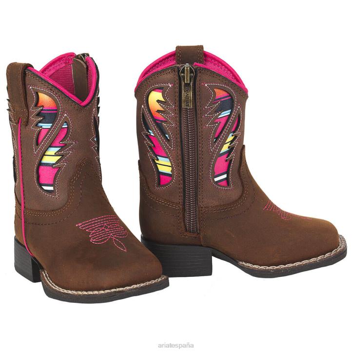 bota flora lil stompers Ariat niños marrón colecciones 044J3855