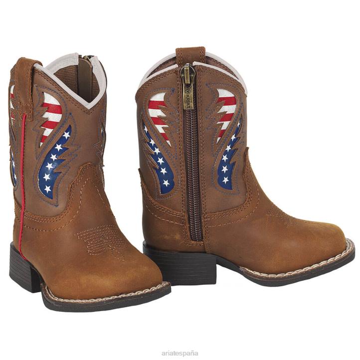 bota george de lil stompers Ariat niños marrón colecciones 044J3904