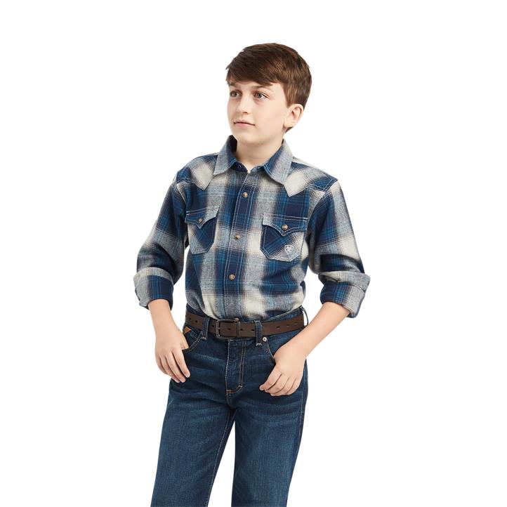 camisa halston retro Ariat niños Torre Eiffel ropa 044J4076