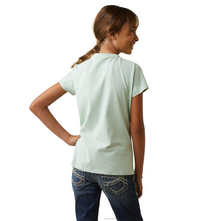 camiseta armonía Ariat niños espuma de agua ropa 044J4057