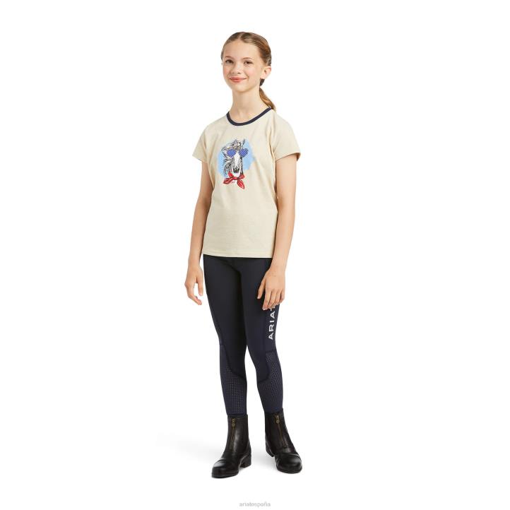 camiseta fabulosa Ariat niños brezo de avena ropa 044J4047