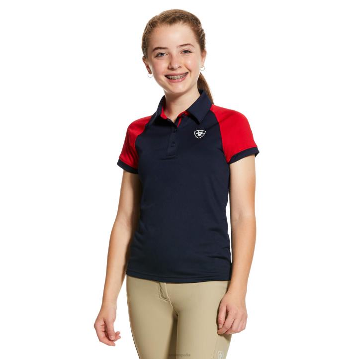 equipo 3.0 polo Ariat niños Armada ropa 044J4058