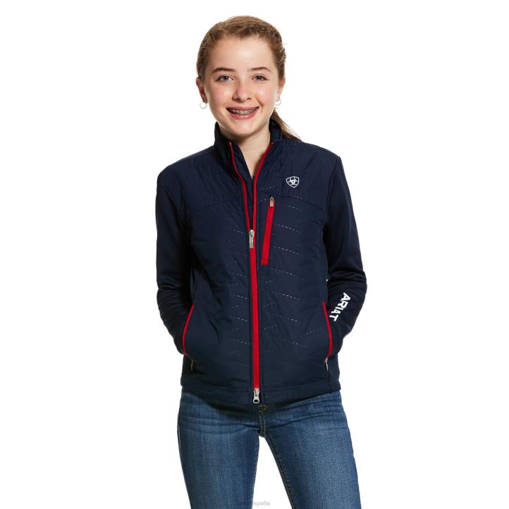 chaqueta con aislamiento híbrido Ariat niños equipo ropa 044J4138