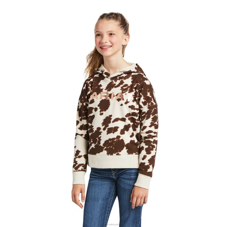 sudadera con capucha de pony real Ariat niños mustango ropa 044J4111