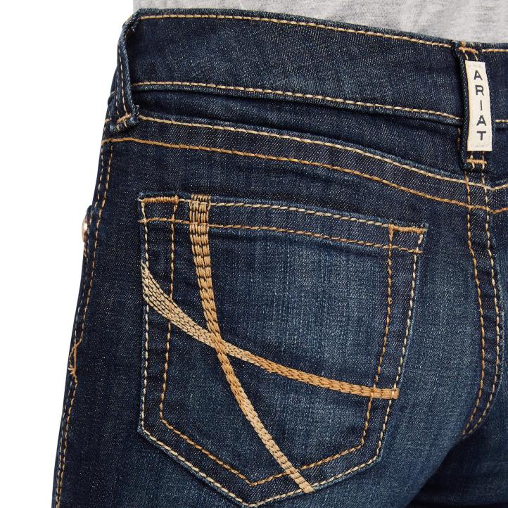 real. pantalon maggie jean ancho Ariat niños hierba mora ropa 044J3986