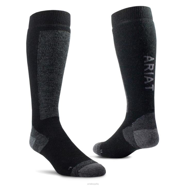 calcetines de merino Ariat unisexo Gris oscuro accesorios 044J2054
