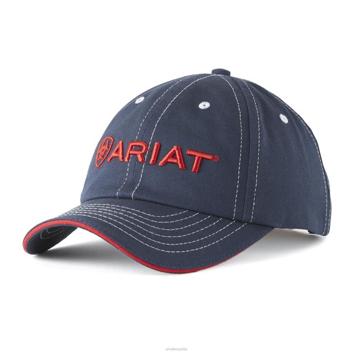 gorra equipo ii Ariat unisexo azul marino/rojo accesorios 044J1910